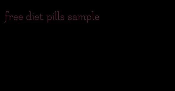 free diet pills sample