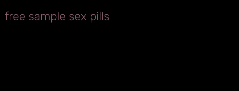 free sample sex pills