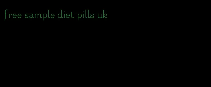 free sample diet pills uk