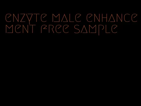 enzyte male enhancement free sample