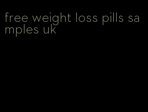 free weight loss pills samples uk