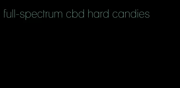 full-spectrum cbd hard candies