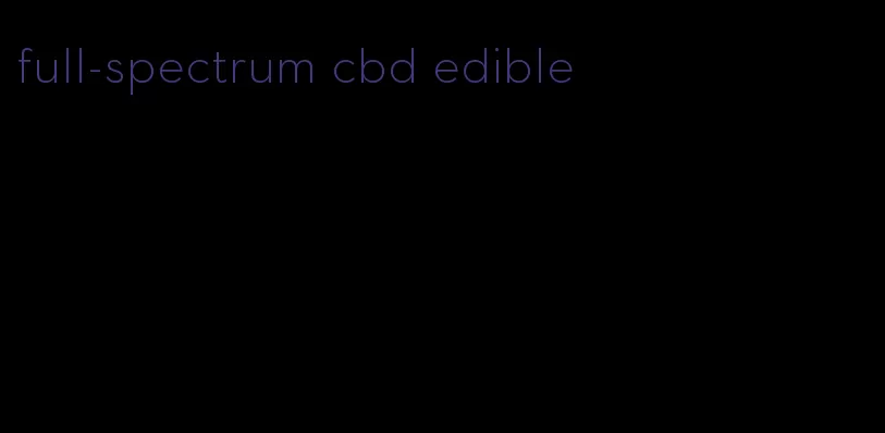 full-spectrum cbd edible