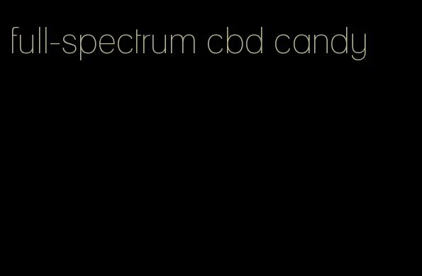 full-spectrum cbd candy