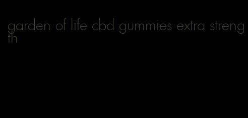 garden of life cbd gummies extra strength