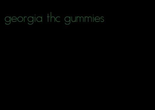 georgia thc gummies