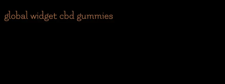 global widget cbd gummies