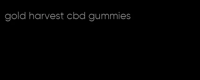 gold harvest cbd gummies