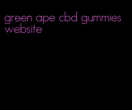 green ape cbd gummies website