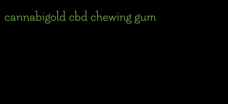 cannabigold cbd chewing gum