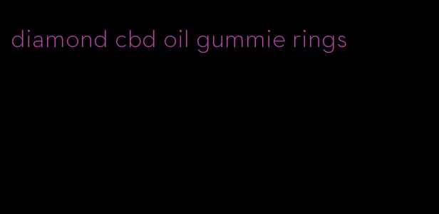 diamond cbd oil gummie rings