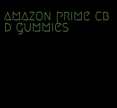 amazon prime cbd gummies