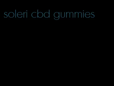 soleri cbd gummies