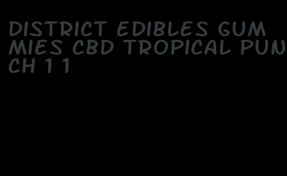 district edibles gummies cbd tropical punch 1 1