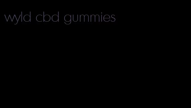 wyld cbd gummies