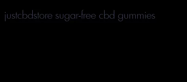 justcbdstore sugar-free cbd gummies