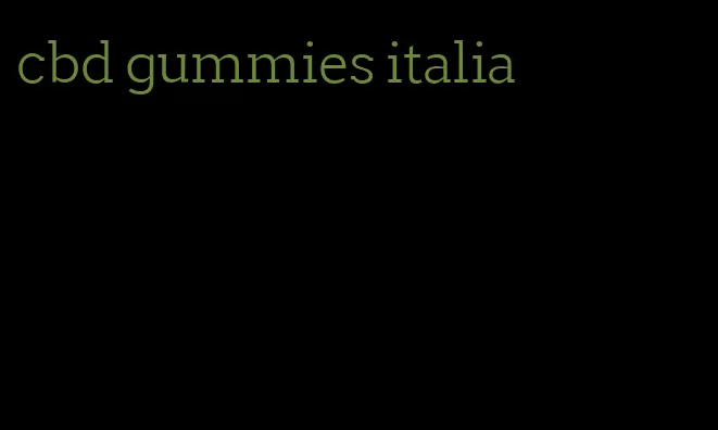 cbd gummies italia