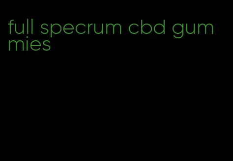 full specrum cbd gummies