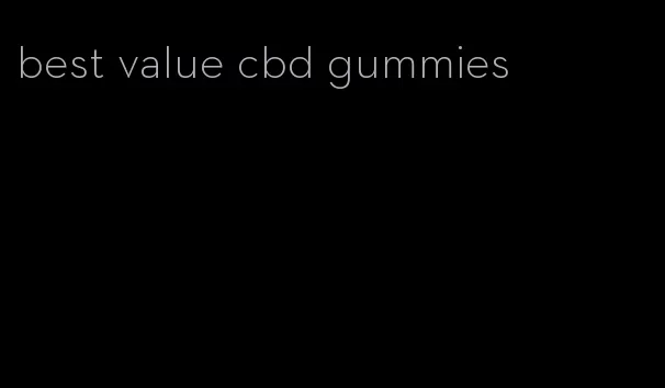 best value cbd gummies