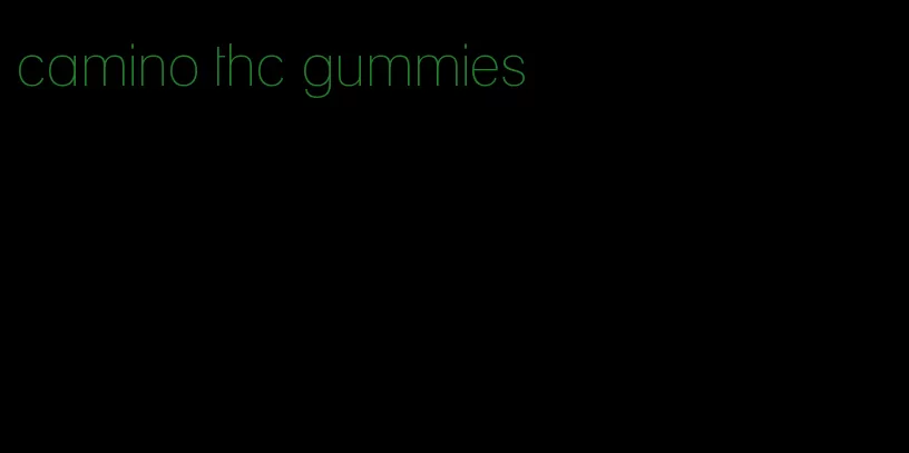 camino thc gummies