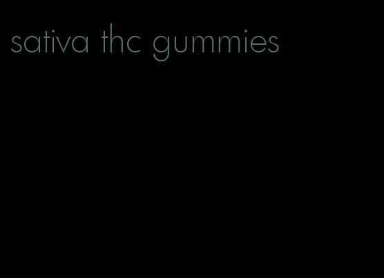 sativa thc gummies