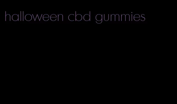 halloween cbd gummies