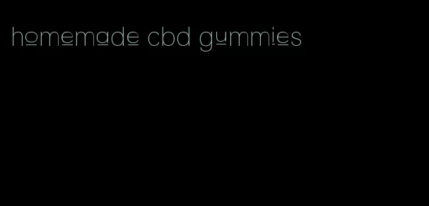 homemade cbd gummies