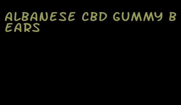 albanese cbd gummy bears