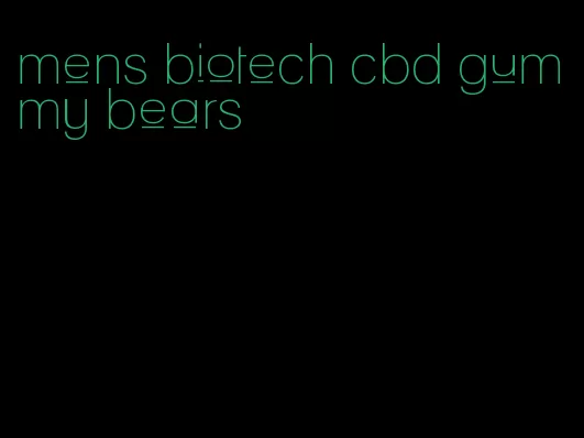 mens biotech cbd gummy bears