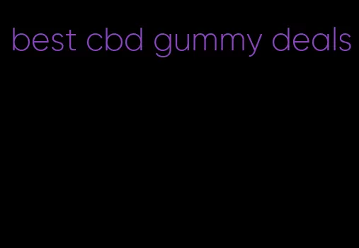 best cbd gummy deals