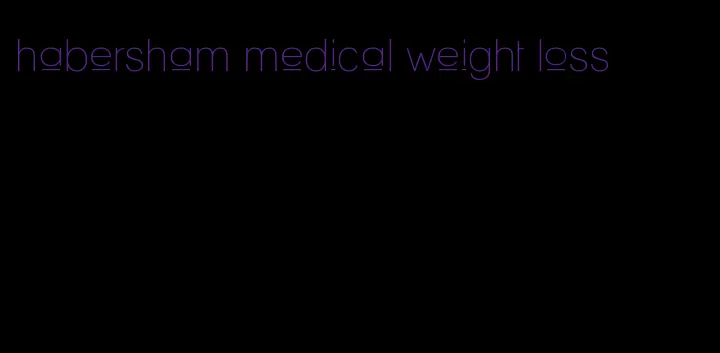 habersham medical weight loss