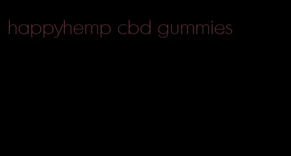 happyhemp cbd gummies