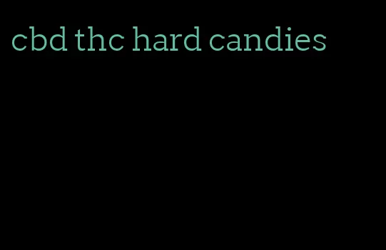 cbd thc hard candies