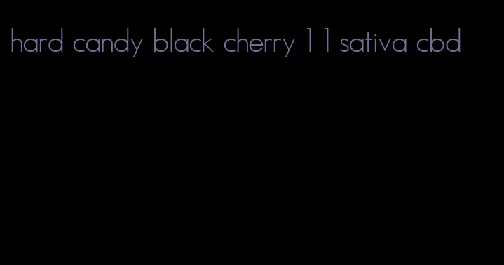 hard candy black cherry 1 1 sativa cbd