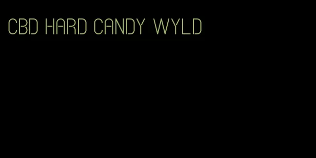 cbd hard candy wyld