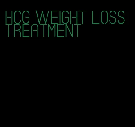 hcg weight loss treatment