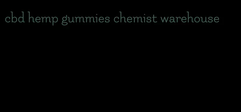 cbd hemp gummies chemist warehouse