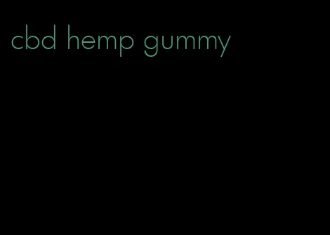 cbd hemp gummy