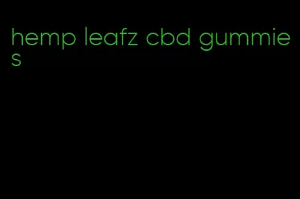 hemp leafz cbd gummies