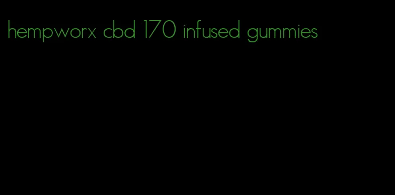 hempworx cbd 170 infused gummies