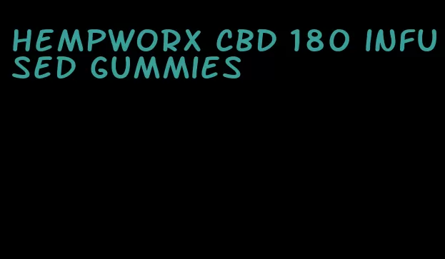 hempworx cbd 180 infused gummies