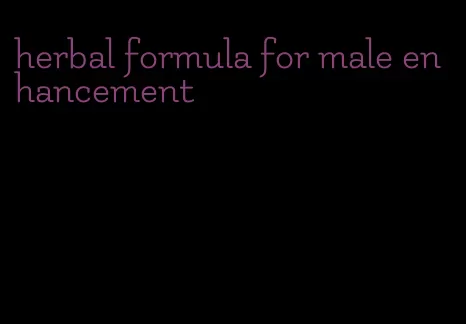 herbal formula for male enhancement