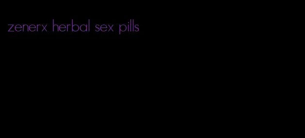 zenerx herbal sex pills