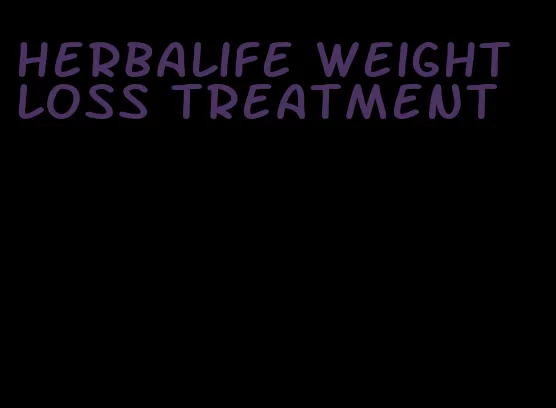 herbalife weight loss treatment