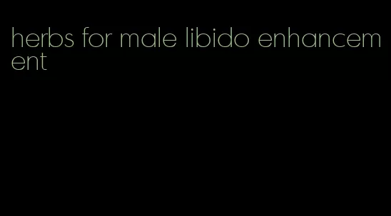 herbs for male libido enhancement