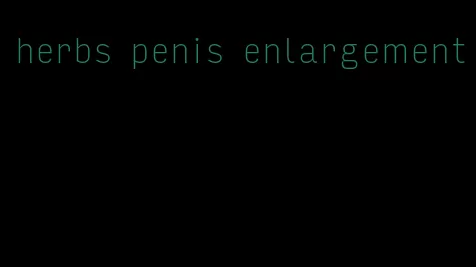 herbs penis enlargement