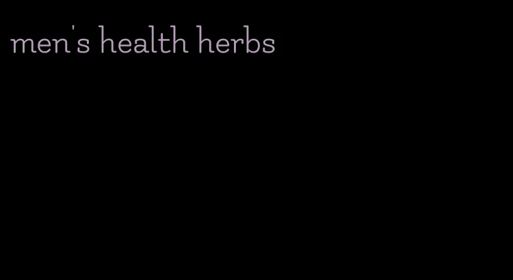 men's health herbs