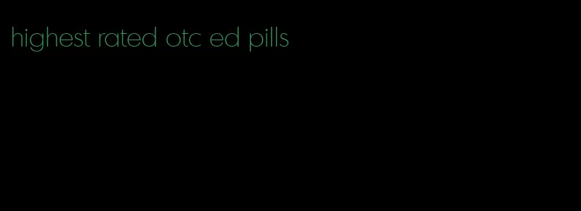 highest rated otc ed pills