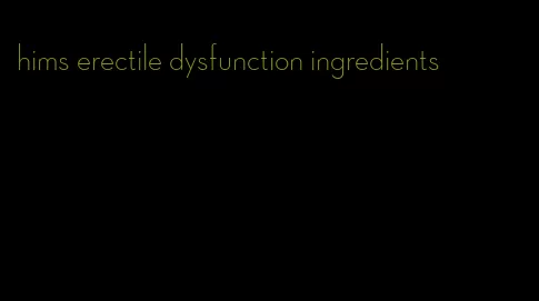 hims erectile dysfunction ingredients