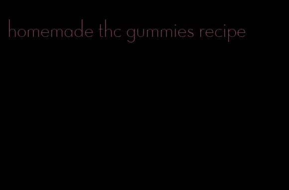 homemade thc gummies recipe